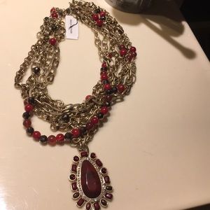 Beutyfull collar never use originalGenuine stone